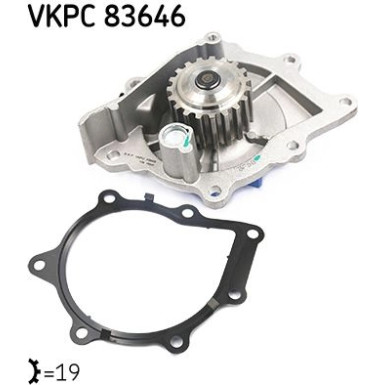 SKF | Wasserpumpe | VKPC 83646