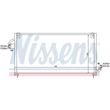 Nissens | Kondensator, Klimaanlage | 94841