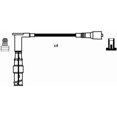 NGK | Zündleitungssatz | 0738