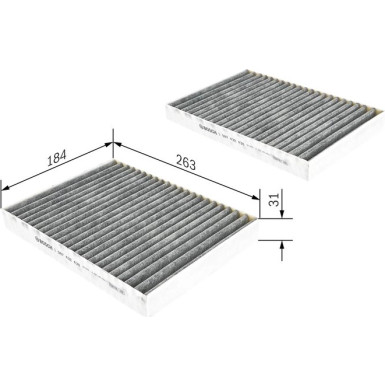 BOSCH 1 987 432 438 Innenraumfilter