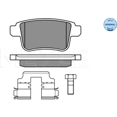 Meyle | Bremsbelagsatz, Scheibenbremse | 025 246 9216