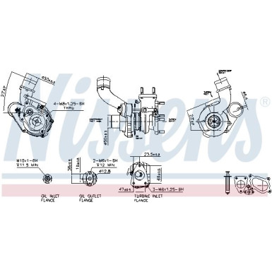 Nissens | Lader, Aufladung | 93238