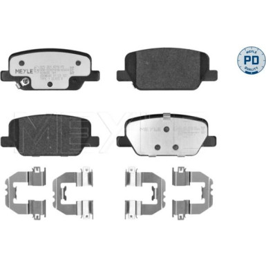 Meyle | Bremsbelagsatz, Scheibenbremse | 025 261 4216/PD