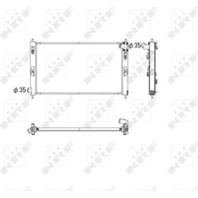 NRF | Kühler, Motorkühlung | 53593