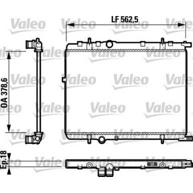 Valeo | Kühler, Motorkühlung | 732890