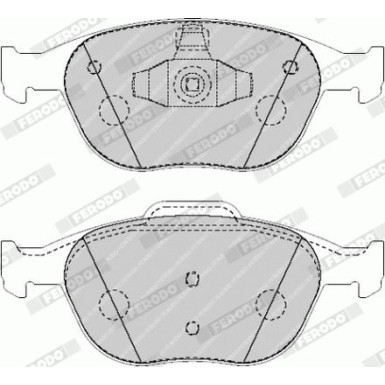 Ferodo | Bremsbelagsatz, Scheibenbremse | FVR1568
