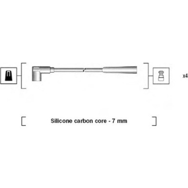 Magneti Marelli | Zündleitungssatz | 941085180570