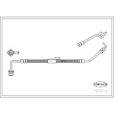 Corteco | Bremsschlauch | 19032132