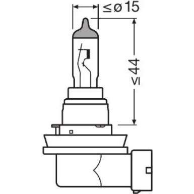 Osram | Glühlampe, Fernscheinwerfer | NIGHT BREAKER® LASER H8 Faltschachtel | 64212NL