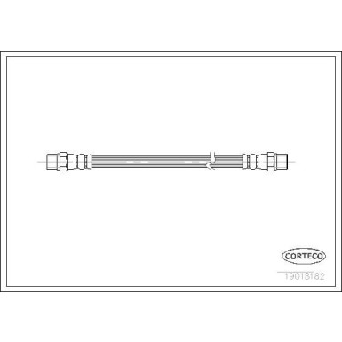 Corteco | Bremsschlauch | 19018182