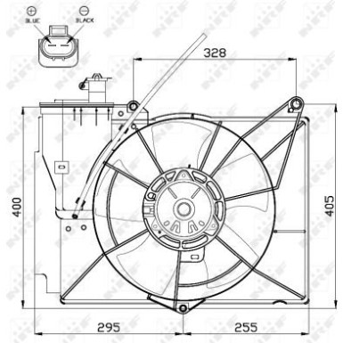 NRF | Lüfter, Motorkühlung | 47530