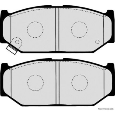 Herth+Buss Jakoparts | Bremsbelagsatz, Scheibenbremse | J3608030