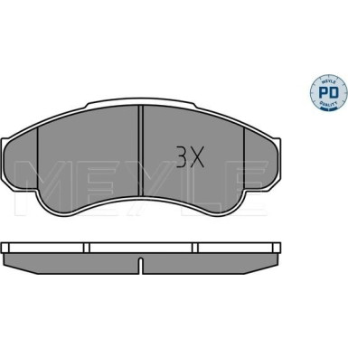 Meyle | Bremsbelagsatz, Scheibenbremse | 025 239 1919/PD
