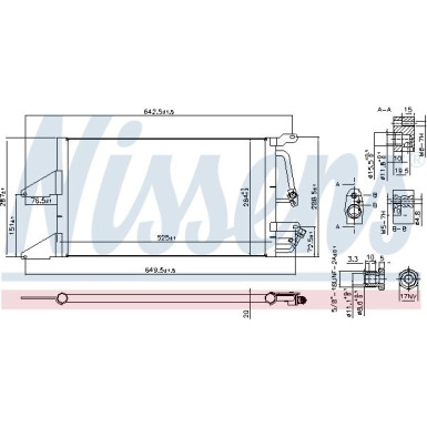 Nissens | Kondensator, Klimaanlage | 94565