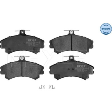 Meyle | Bremsbelagsatz, Scheibenbremse | 025 219 2017