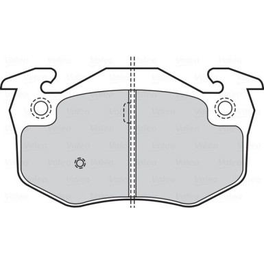 Valeo | Bremsbelagsatz, Scheibenbremse | 301158