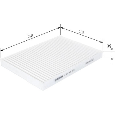 BOSCH 1 987 435 075 Innenraumfilter