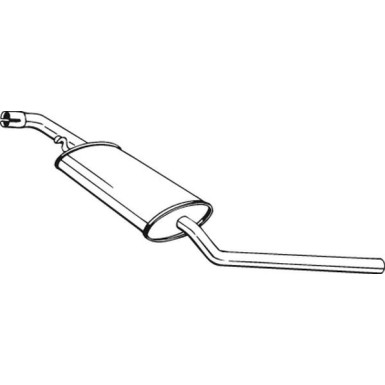 Bosal | Mittelschalldämpfer | 281-241