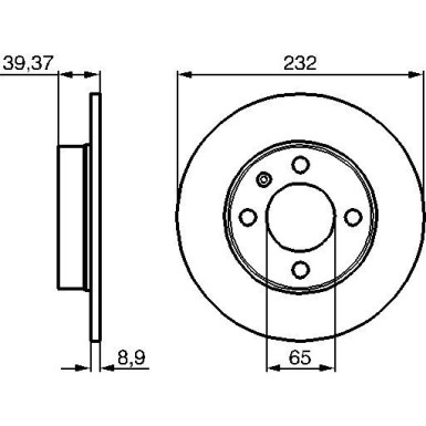 BOSCH | Bremsscheibe | 0 986 479 C67