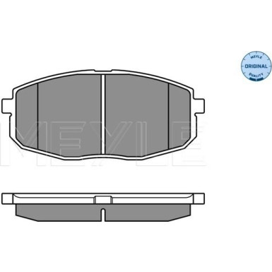 Meyle | Bremsbelagsatz, Scheibenbremse | 025 239 6617/W