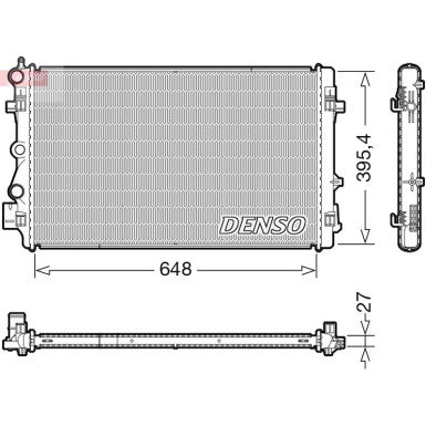 Denso | Kühler, Motorkühlung | DRM32051