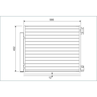 Valeo | Kondensator, Klimaanlage | 822569