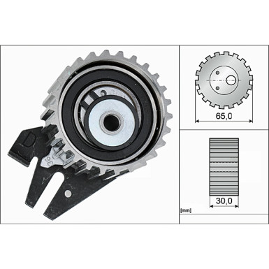 INA | Spannrolle, Zahnriemen | 531 0844 10