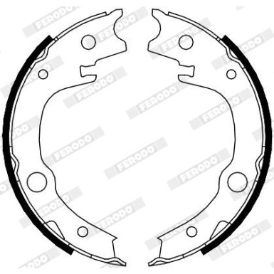 Ferodo | Bremsbackensatz, Feststellbremse | FSB4014
