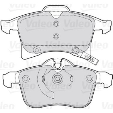 Valeo | Bremsbelagsatz, Scheibenbremse | 301860