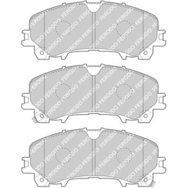 Ferodo | Bremsbelagsatz, Scheibenbremse | FDB4998