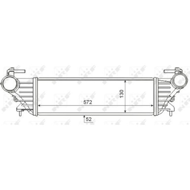 NRF | Ladeluftkühler | 30340