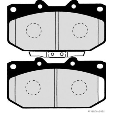 Herth+Buss Jakoparts | Bremsbelagsatz, Scheibenbremse | J3607019
