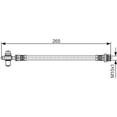 BOSCH | Bremsschlauch | 1 987 481 518