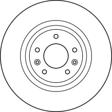 TRW | Bremsscheibe | DF4970S