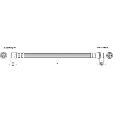 Metzger | Bremsschlauch | 4110251