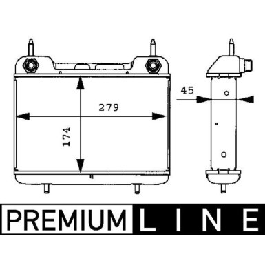 Mahle | Ölkühler, Motoröl | CLC 27 000P