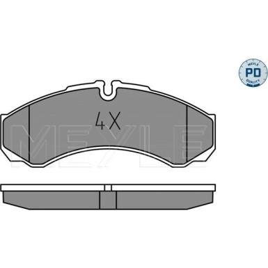 Meyle | Bremsbelagsatz, Scheibenbremse | 025 291 2120/PD