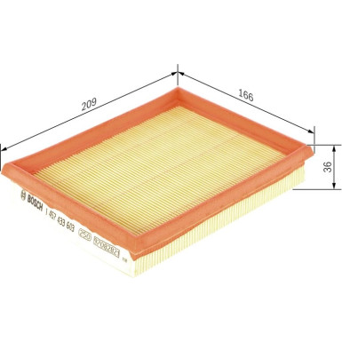 BOSCH 1 457 433 603 Luftfilter