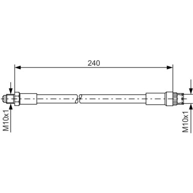 BOSCH | Bremsschlauch | 1 987 476 421