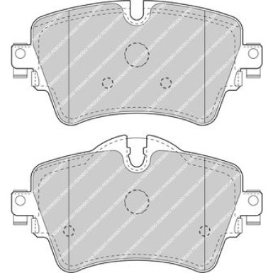 Ferodo | Bremsbelagsatz, Scheibenbremse | FDB4945
