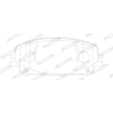 Ferodo | Bremsbelagsatz, Scheibenbremse | FDB5198