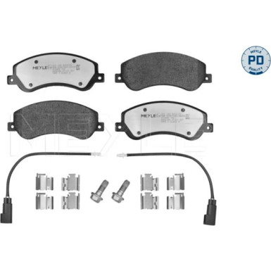 Meyle | Bremsbelagsatz, Scheibenbremse | 025 244 8419/PD