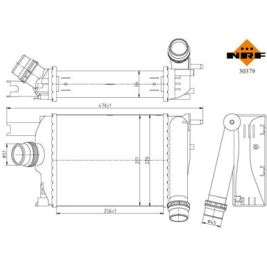 NRF | Ladeluftkühler | 30379