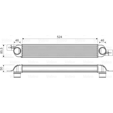 Valeo | Ladeluftkühler | 818661