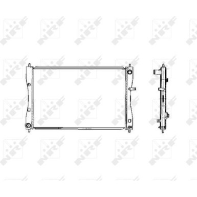 NRF | Kühler, Motorkühlung | 53463
