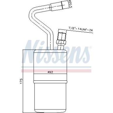 Nissens | Trockner, Klimaanlage | 95135