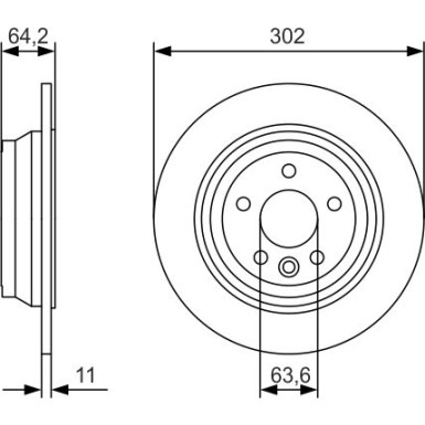 BOSCH | Bremsscheibe | 0 986 479 B19