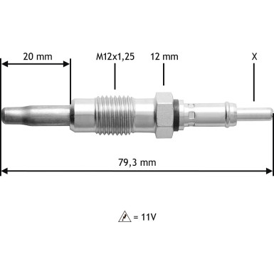 Valeo | Glühkerze | 345137