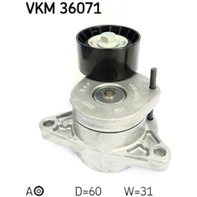 SKF | Spannrolle, Keilrippenriemen | VKM 36071