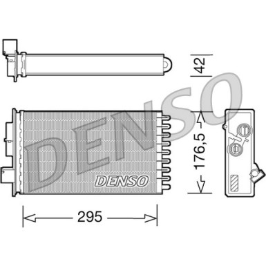 Denso | Wärmetauscher, Innenraumheizung | DRR12022